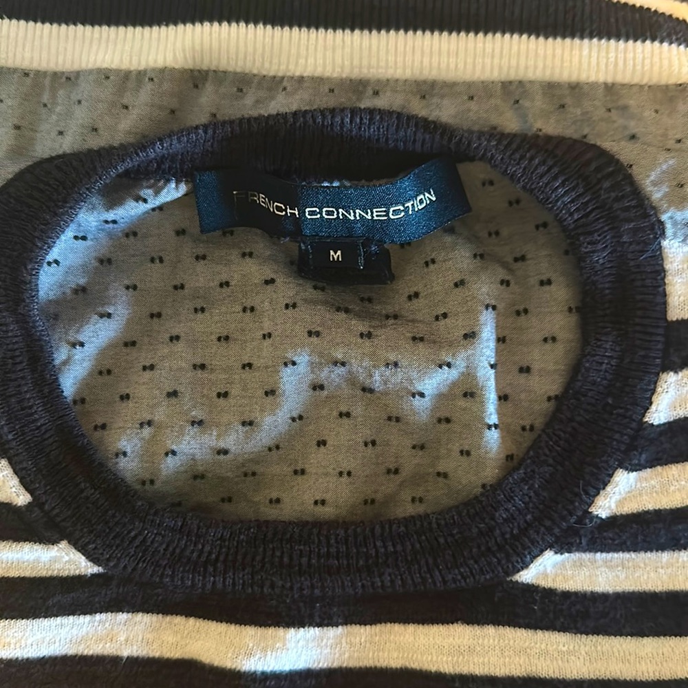 French connection asymmetric sweater